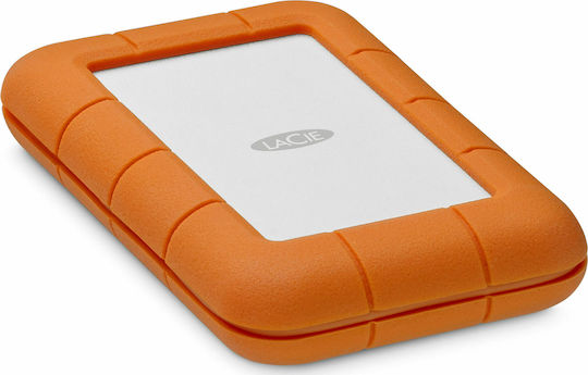 Lacie Rugged USB-C USB 3.1 / USB-C Εξωτερικός HDD 5TB 3.5" Κίτρινο