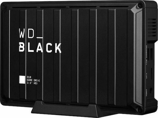 Western Digital Black D10 Game USB 3.2 Externe HDD 8TB 3.5" Schwarz