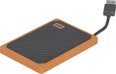 Western Digital MyPassport Go USB 3.0 Externe SSD 1TB 2.5" Orange