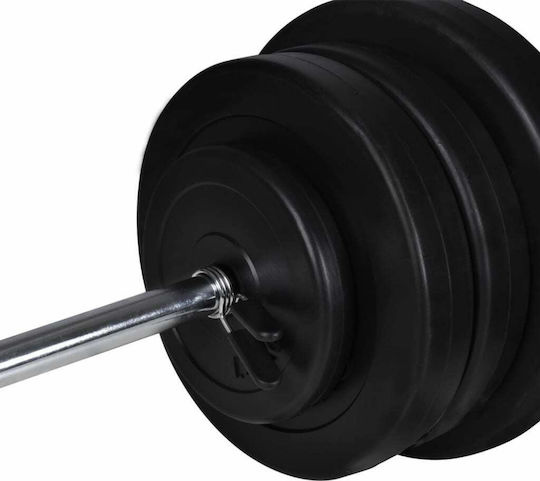 vidaXL Multi-Gym with Weights 57.5kg with Barbell and Dumbbells Set 60.5kg