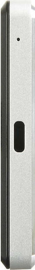 Transcend StoreJet 25C3S USB-C Externe HDD 2TB 2.5" Silber