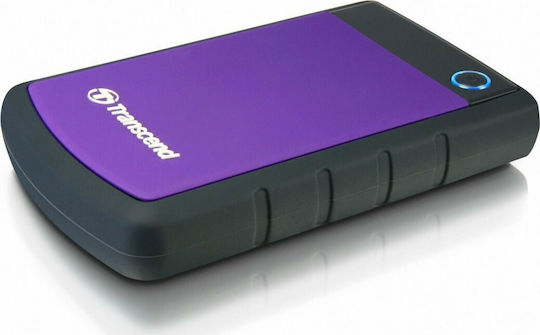 Transcend StoreJet 25H3P USB 3.0 External 2.5" HDD 1TB Purple