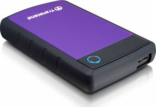 Transcend StoreJet 25H3P USB 3.0 External 2.5" HDD 1TB Purple