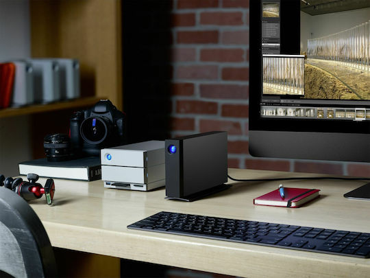 Lacie D2 Professional USB 3.2 / USB-C Εξωτερικός HDD 18TB 3.5" Μαύρο