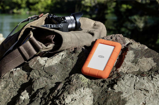 Lacie Rugged Secure USB 3.1 / USB-C Външен HDD 2000ГБ 2.5" Оранжев
