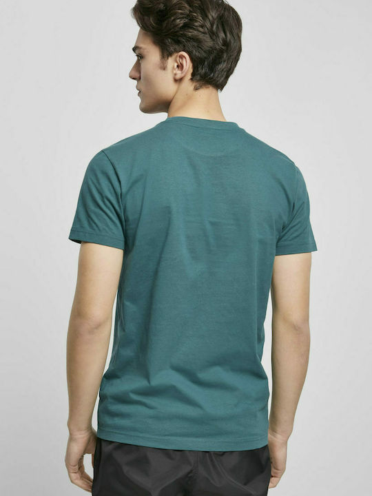 Urban Classics Ανδρικό T-shirt Teal Μονόχρωμο