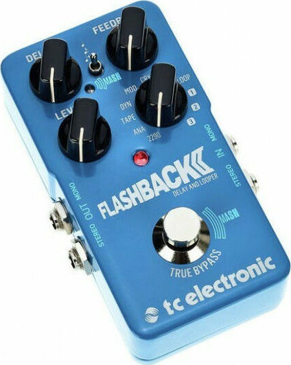 TC Electronic Πετάλι Looper Ηλεκτρικής Κιθάρας και Ηλεκτρικού Μπάσου Flashback 2 Delay