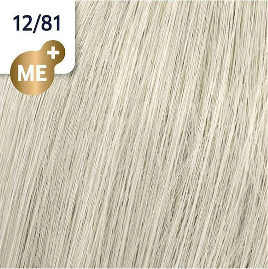 Wella Koleston Perfect Me+ Special Blonde Βαφή Μαλλιών 12/81 Special Blonde Φυσικό Περλέ Σαντρέ 60ml