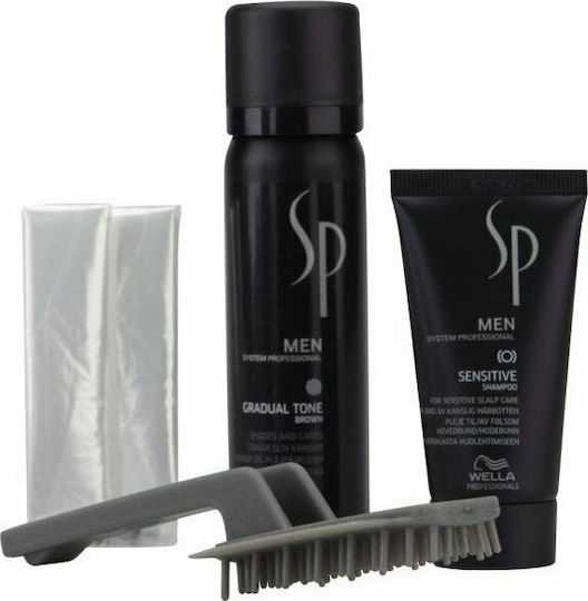 Wella SP Men Gradual Tone Βαφή Μαλλιών Καστανό 60ml