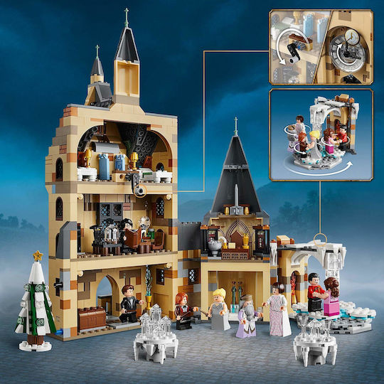 LEGO Harry Potter Hogwarts Clock Tower for Age 9+ 922 Pieces