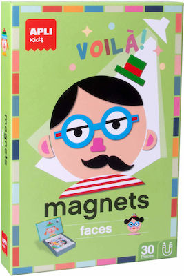 Apli Kids Joc de construcție magnetic Portraits Design pentru copii de 3++ ani