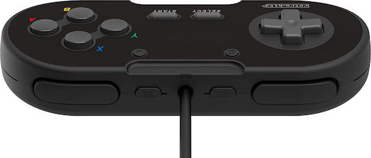 Retro-bit Legacy-16 Ενσύρματο Gamepad για Switch Μαύρο