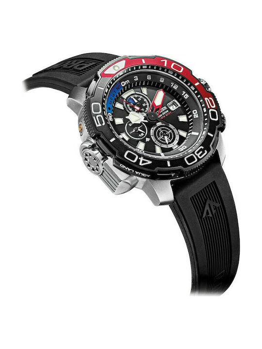 Citizen Promaster Marine Diver Ανδρικό Ρολόι 47mm Χρονογράφος Eco - Drive με Μαύρο Καουτσούκ Λουράκι