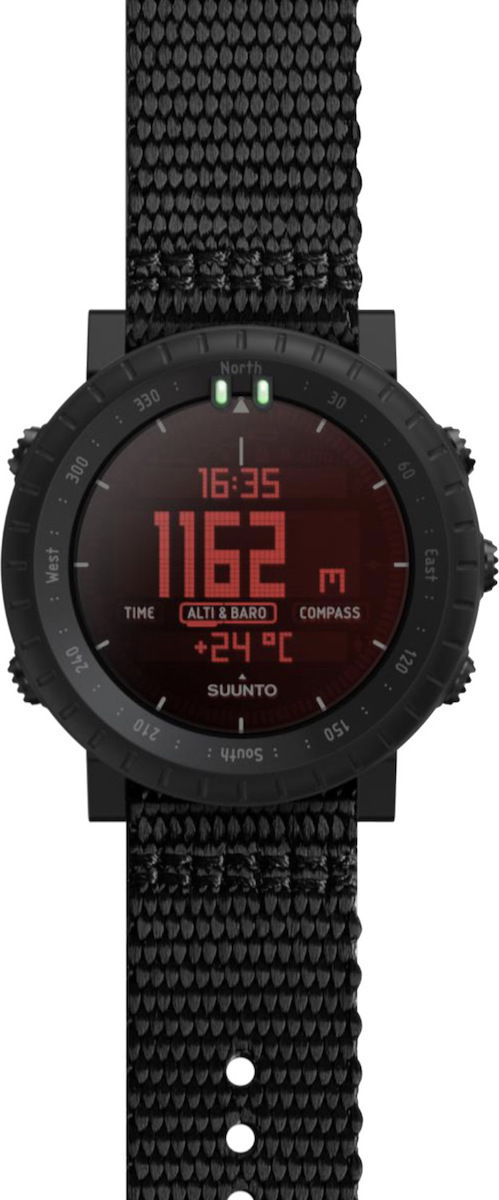 Suunto Core Alpha Stealth Digital Herrenuhr Batterie mit