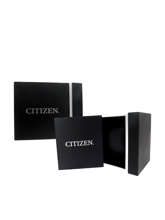 Citizen Ανδρικό Ρολόι 43mm Χρονογράφος Μπαταρίας με Μεταλλικό Μπρασελέ