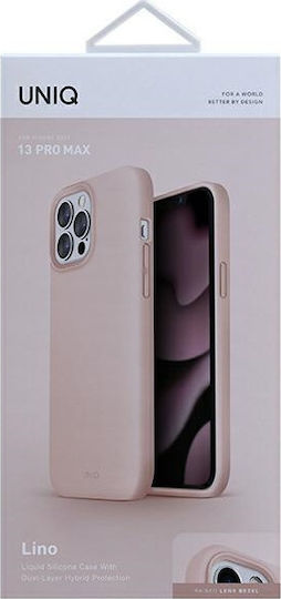 Uniq Lino Back Cover Σιλικόνης Blush Pink (iPhone 13 Pro Max)
