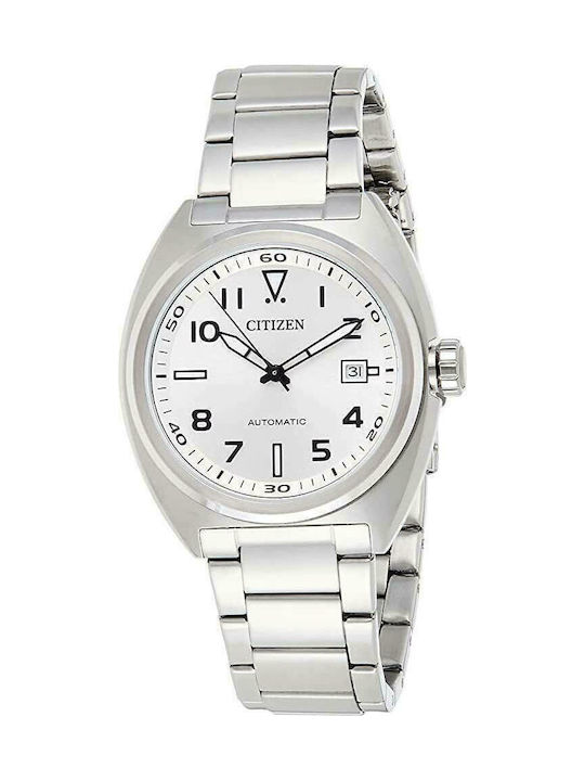 Citizen Men's Watch 42mm Automatic with Silver Metal Bracelet