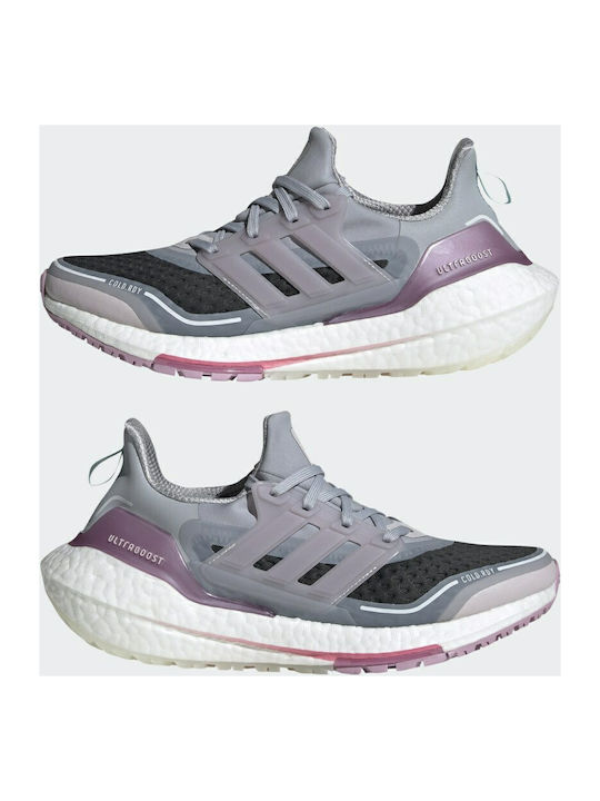 Ultraboost 21 Cold.Rdy Sport Shoes Running Halo Silver / Ice Purple / Rose Tone