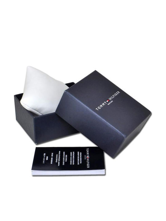 Tommy Hilfiger Harley Men's Watch 46mm Chronograph Battery with Silver Metal Bracelet