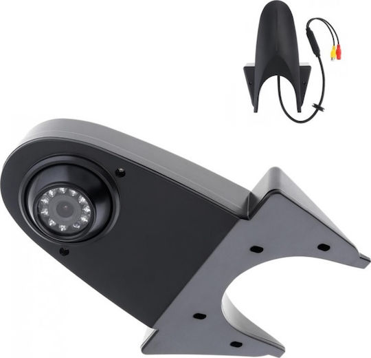 AMiO Car Parking System with Camera / Screen / Buzzer and 4 Sensors 22mm in White Color