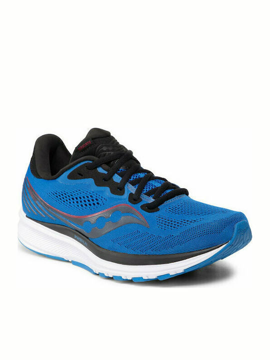 Saucony Ride 14 Ανδρικά Αθλητικά Παπούτσια Running Μπλε