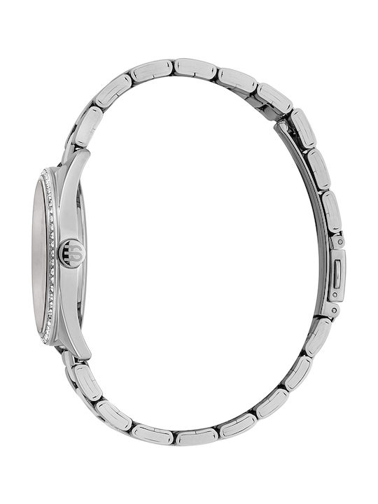 Esprit Jewellery Set Ceas cu Argintiu Brățară Metalică