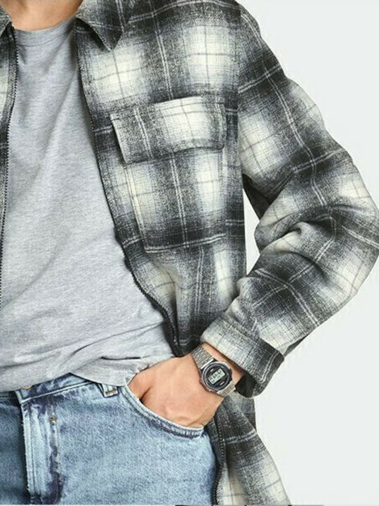 Casio Vintage Round Ρολόι Μπαταρίας με Μεταλλικό Μπρασελέ