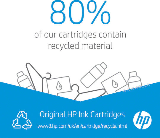 HP 304XL Γνήσιο Μελάνι Εκτυπωτή InkJet Πολλαπλό (Color) (N9K07AE)