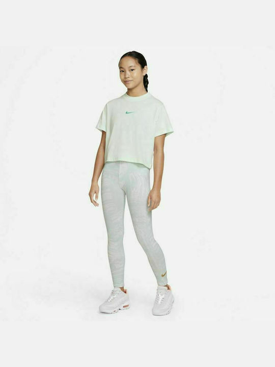 Nike Leggings pentru Copii Sport Lung Turcoaz