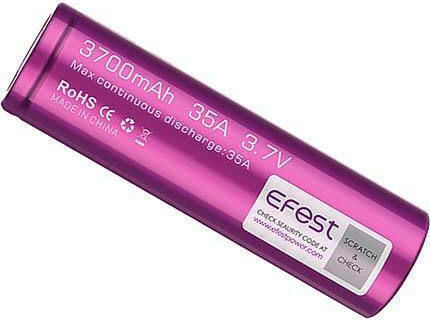 Efest Wiederaufladbare Batterie 21700 Li-Ion 3700mAh 3.7V 1Stück