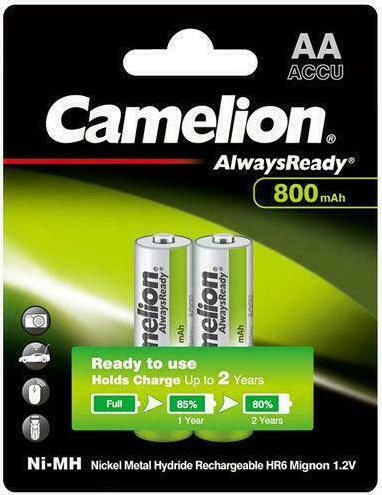 Camelion AlwaysReady Επαναφορτιζόμενες Μπαταρίες AA Ni-MH 600mAh 1.2V 4τμχ