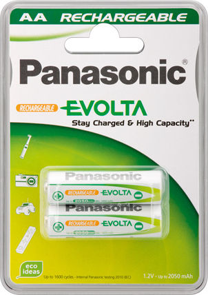 Panasonic Ready to Use Επαναφορτιζόμενες Μπαταρίες AA Ni-MH 1900mAh 1.2V 2τμχ