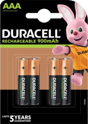 Duracell StayCharged Baterii Reîncărcabile AAA Ni-MH 800mAh 1.2V 4buc
