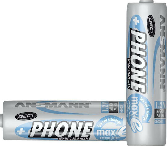 Ansmann Phone Επαναφορτιζόμενες Μπαταρίες AA Ni-MH 1300mAh 1.2V 2τμχ