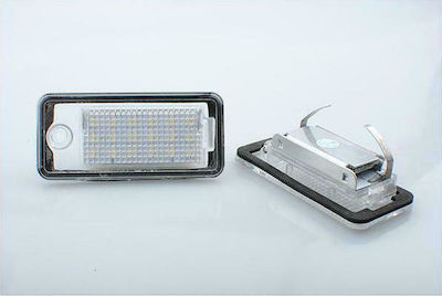 M-Tech License Plate Lights Led for Audi A3 / A4 / Q7 2pcs