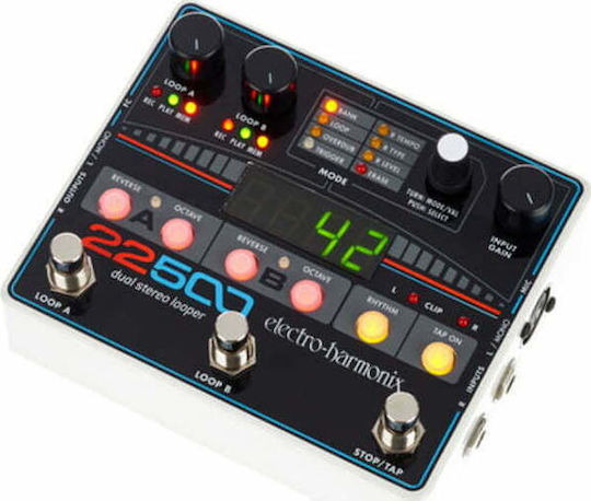 Electro-Harmonix 22500 Dual Stereo Pedals Effect Looper Electroacoustic Instruments, Electric Guitar, Electric Bass, Keyboards & Synths and Voice