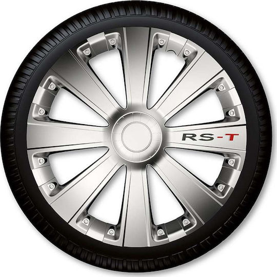 Autoline Σετ Τάσια Αυτοκινήτου Argo RS-T 15" 4τμχ Ασημί