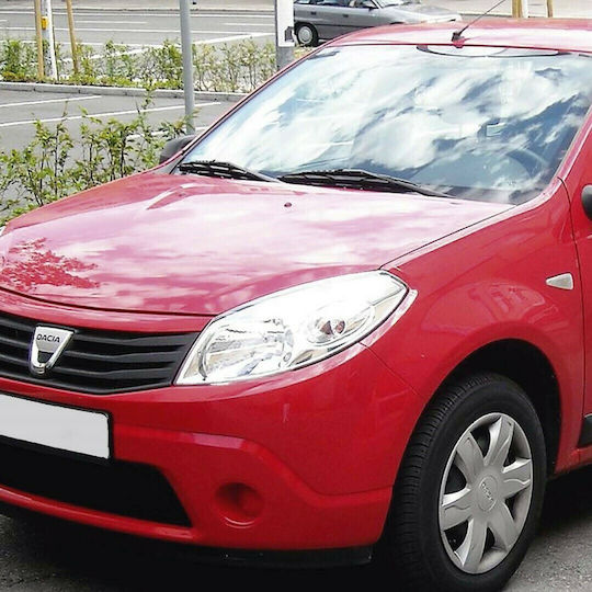 Croatia Cover Car Hubcap Set Dacia Sandero/Logan/MPV/Lodgy with Dacia Emblem 15" 4pcs Silver
