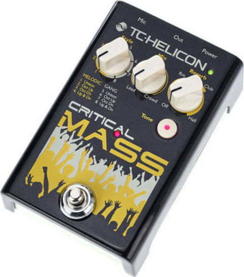 TC Helicon Critical Mass Педал Stompbox Глас