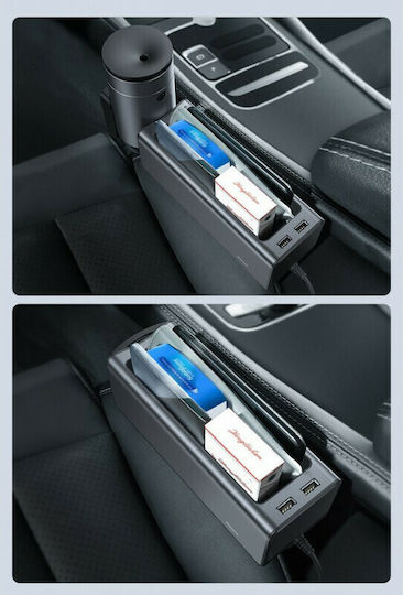 Baseus Deluxe Θήκη Γενικής Χρήσης Αυτοκινήτου με 2 Θύρες USB