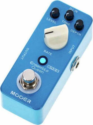 Mooer Ensemble Queen Bass MOMIPDPED800008 Pedale Wirkung Chorus E-Bass und E-Gitarre