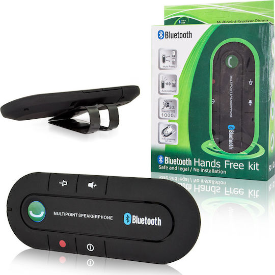 Bluetooth Αυτοκινήτου 4.1 Speakerphone για το Αλεξήλιο (με USB θύρα Φόρτισης)