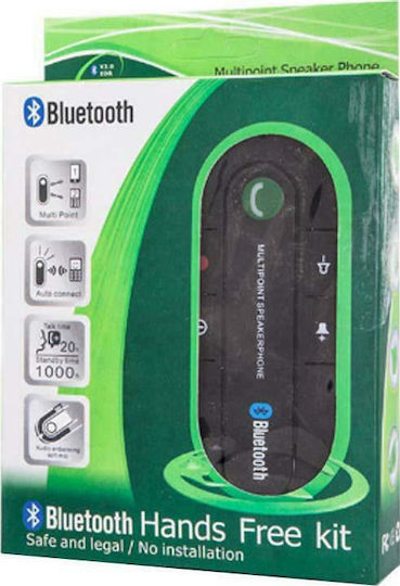 Carpower Bluetooth Autoturism V3.0 Handsfree pentru Parbriz (Port de încărcare USB)