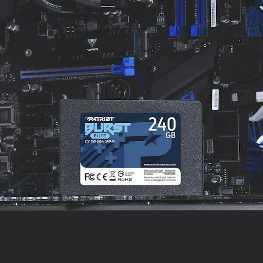 Patriot Burst Elite SSD 240GB 2.5'' SATA III Connection PBE240GS25SSDR
