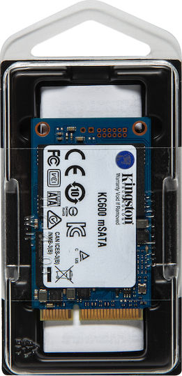 Kingston KC600 SSD 1TB mSATA Type With SATA III Connection SKC600MS/1024G