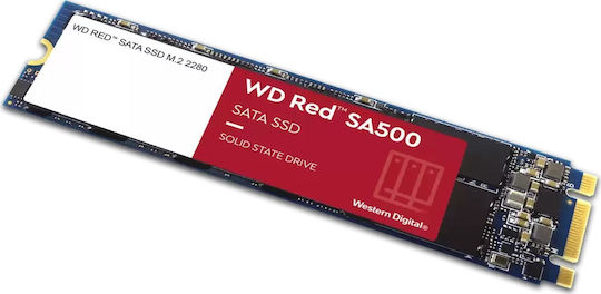 Western Digital Red SA500 NAS SSD 2TB M.2 Type with SATA III Connection WDS200T1R0B Bulk