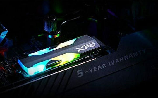 Adata XPG Spectrix S20G SSD 500GB τύπου M.2 με σύνδεση PCI Express 3.0 και Ψύκτρα ASPECTRIXS20G-500G-C