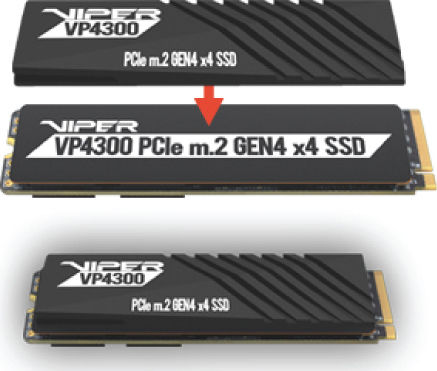 Patriot Viper VP4300 2TB M.2 SSD with PCI Express 4.0 Communication Protocol and Heatsink (Compatible with PlayStation 5)