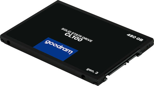 GoodRAM CL100 Gen.3 SSD 480GB Тип 2.5'' с Връзка SATA III SSDPR-CL100-480-G3