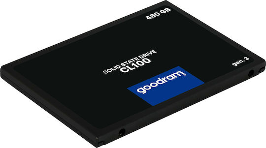 GoodRAM CL100 Gen.3 SSD 480GB Тип 2.5'' с Връзка SATA III SSDPR-CL100-480-G3
